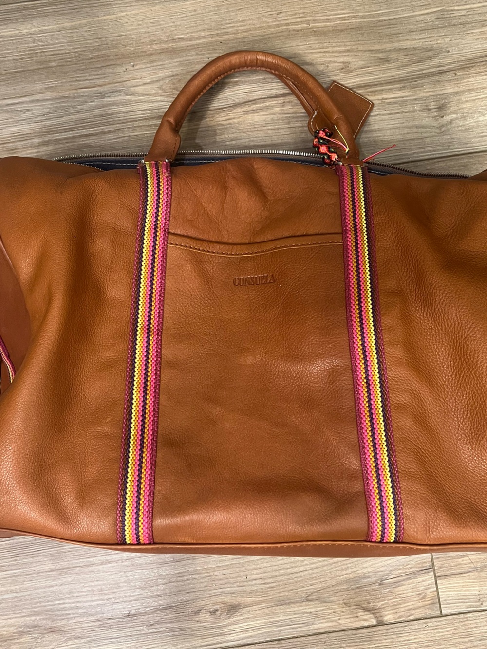 Consuela weekender jetsetter brandy bag